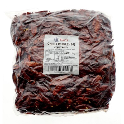 Davis Chilli Whole (S4) 1Kg